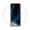 Чехол для Huawei P30 Pro Разноцветные дымовые облака сине-серого и черного цветов на черном фоне