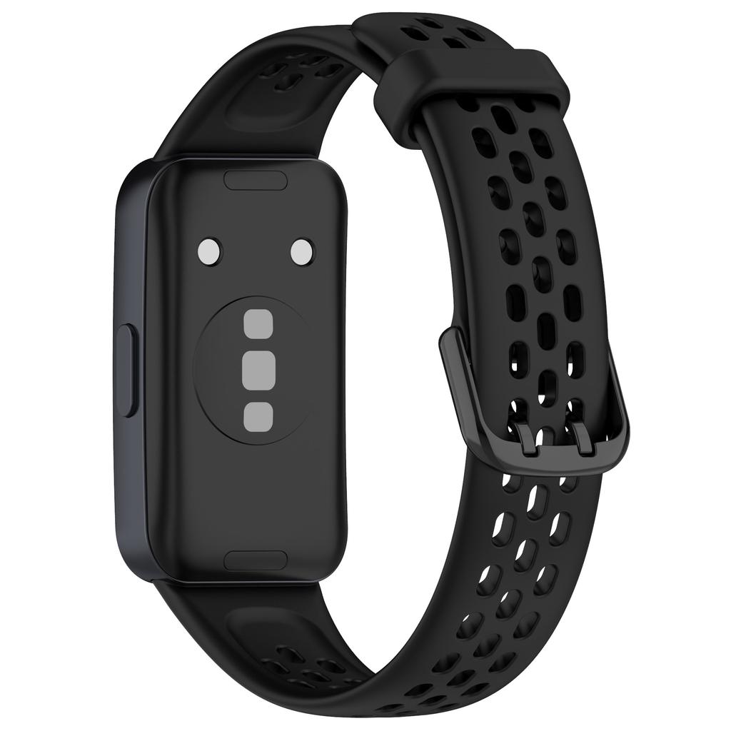 KALEBOL Watch Strap For Huawei Band 10/9/8 Perforated U-Buckle Silicone Breathable Wrist Band