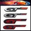 3D Car Styling GT for Car Hood Fender Trunk Rear Bonnet Nameplate Decal Emblem Badge Sticker