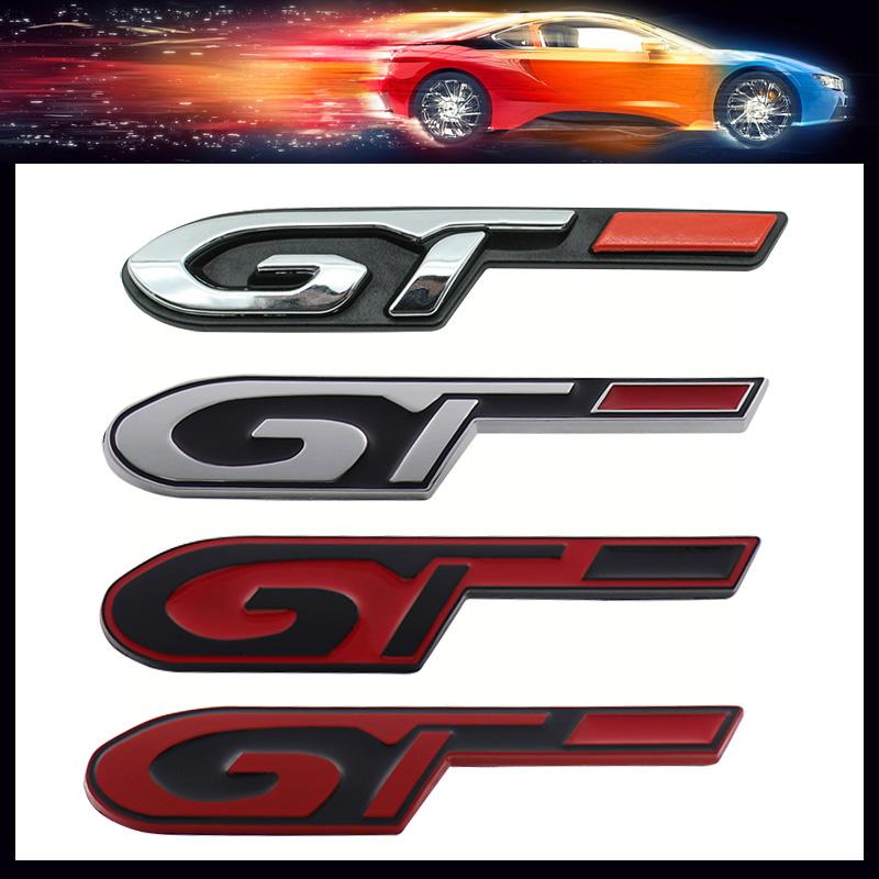 3D Стайлинг автомобиля GT для капота, крыла, багажника, задней крышки, шильдик, наклейка, эмблема, значок