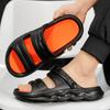 2025 Новые мужские массажные тапочки для дома и улицы, сандалии, пляжные, удобные, мягкие, сандалии, повседневная обувь для мужчин и женщин, домашние тапочки