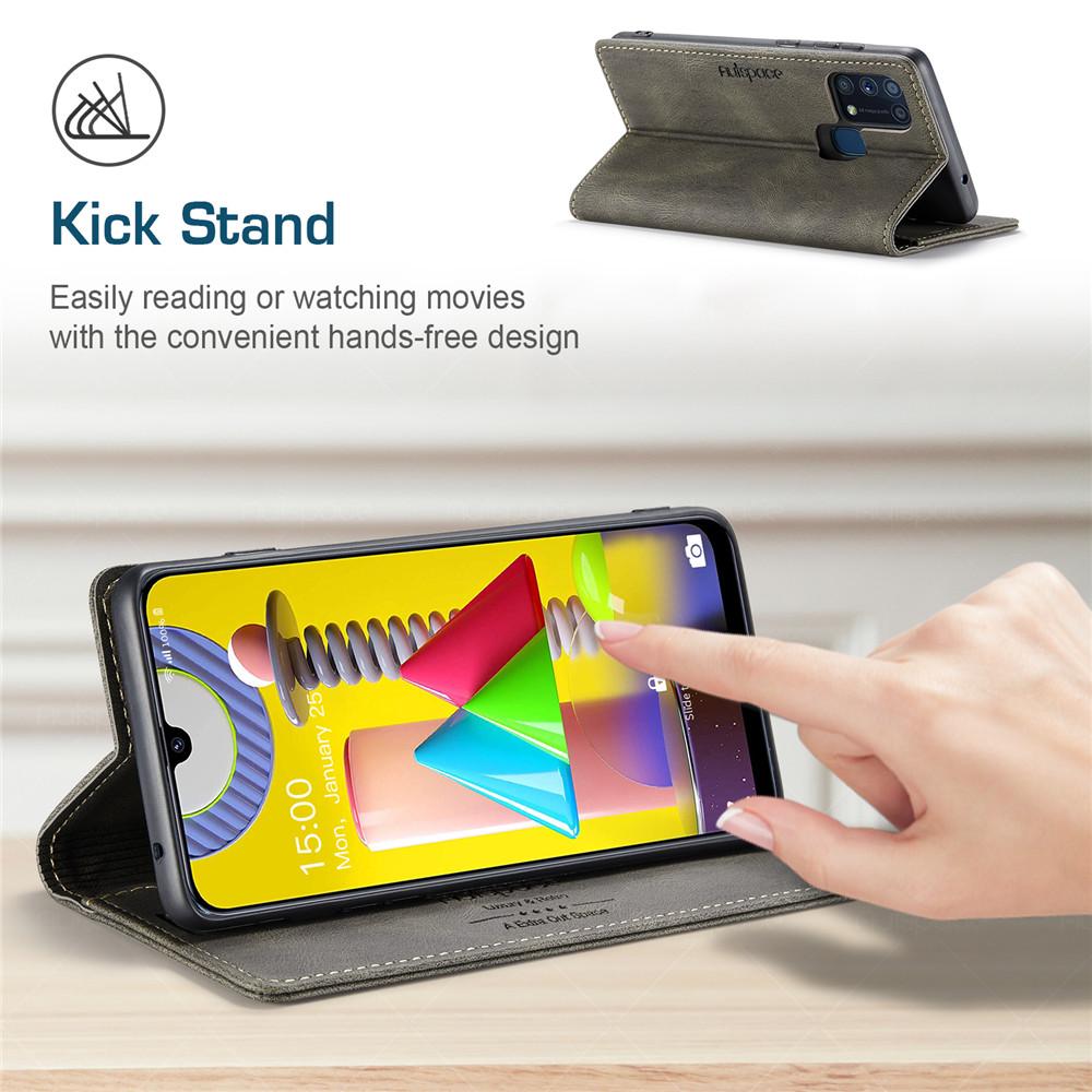 Для Samsung Galaxy M31 чехол-книжка из кожи для телефона Samsung M31 чехол-книжка роскошный магнитный чехол-кошелек чехол Galaxy M31