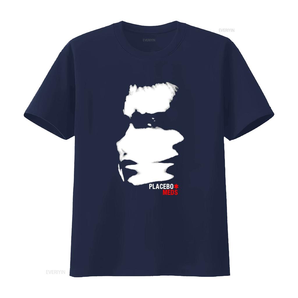 Vintage 00s Placebo Meds Studio Album Inspired Brian Molko Alternative Rock Band T Shirt Size XL vintage Washed graphic