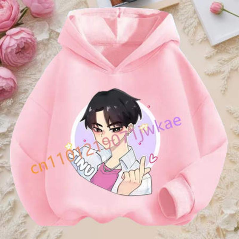Фильм Новые дети K-Pop Охотники на демонов Толстовки с капюшоном Одежда для малышек KPop Толстовка Охотники на демонов Модная повседневная толстовка для девочек