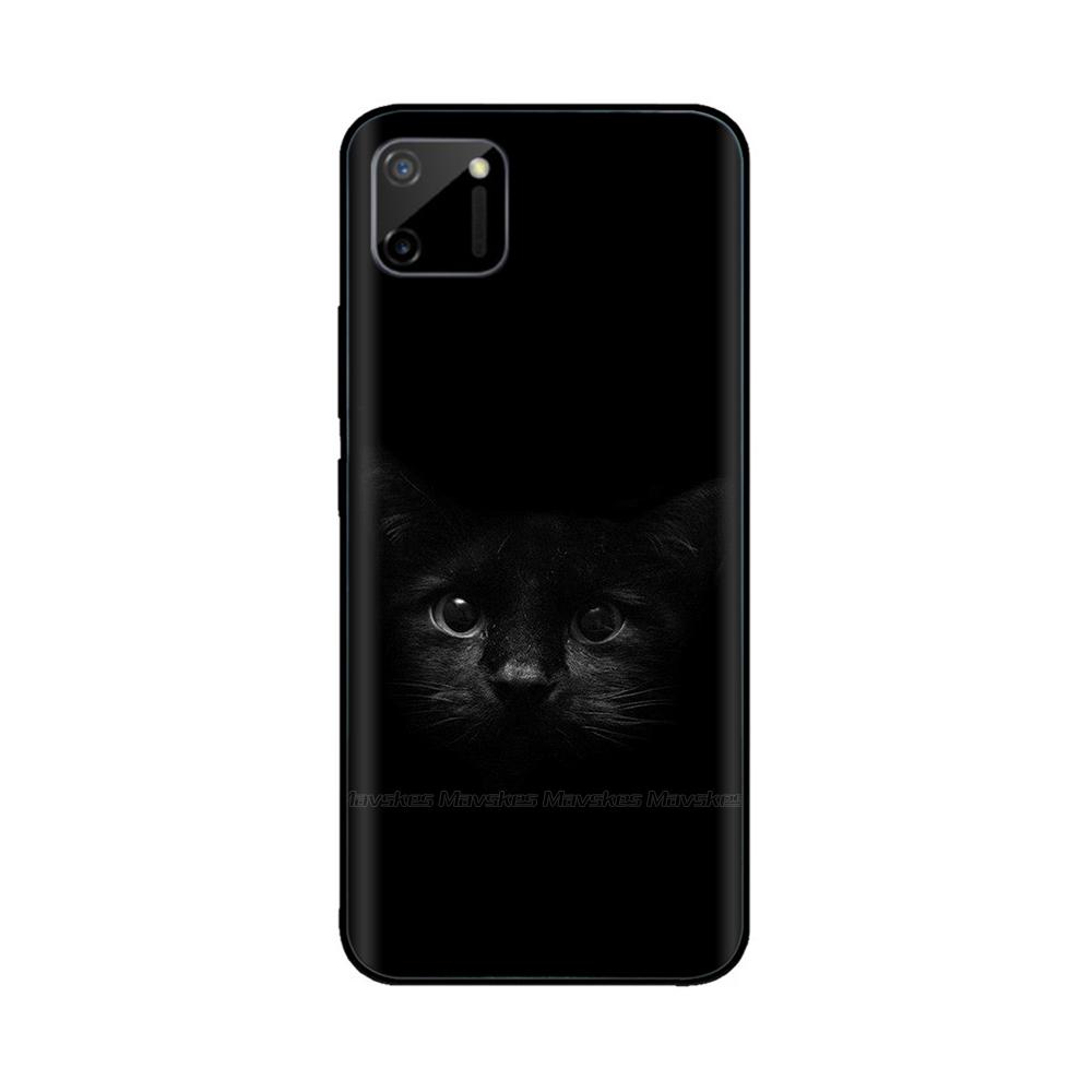 Чехол-бампер для Oppo Realme C11 RMX2185 Для Realme C11 2021 RMX3231 Мягкий силиконовый задний чехол из ТПУ для RealmeC11 Funda Casing Coque
