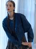 Джинсовая круглая куртка Fabricseoul