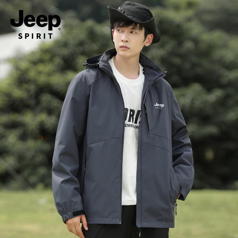 Мужская ветрозащитная уличная куртка JEEP SPIRIT 23689