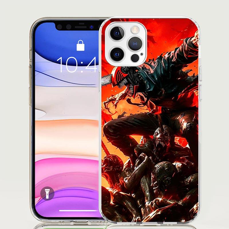 Чехол для телефона Denji из Chainsaw Man для Apple iPhone 17 Air 16 15 Plus 14 + 13 Mini 12 11 Pro Max 7 8 SE 16Max Мягкий чехол Coq