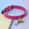PU Leather Cat Collar With Bell Bone decoration Kitten puppy collar for Chihuahua Dachshund Teddy Accessories Pet Supplies