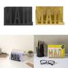 Elegant Iron Mail Sorter Metal Cutout Desktop Envelope Organizer Efficient Document Storage Rack for Home or Office