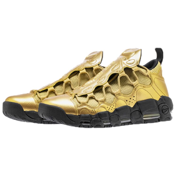 Nike Air More Money Металлик Золотой Черный AJ2998-700