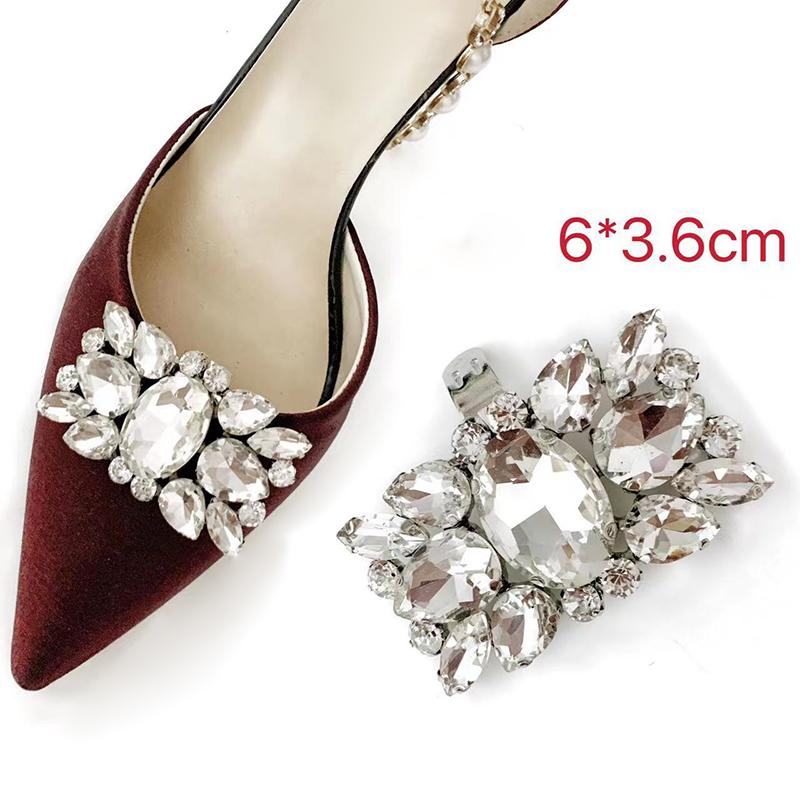 Removable Lady Shoe Clips Wedding Bride Shoes Decoration For Women Girls High Heel Jewelry Accessories