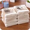 100pcs Bags Cotton Swabs Disposable Double-Headed Sanitary Cleaning Cotton Sticks Household Makeup Remover Ear Cotton Swabs
