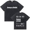 Washed Vintage Christian Jesus Graphic Tshirt Male High Quality Cotton Tshirts Men Hip Hop Gothic Oversized T Shirt Streetwear