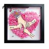Personalized Family Keepsake Mommy Holding Hands Shadow Box with Ring And Manicure Custom Mother