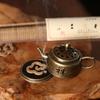 1Pc Chinese Style Incense Burner Mini Tea Pot Aromatherapy Stove Alloy Tiny Teapot Shape Incense Holder Home Pendant