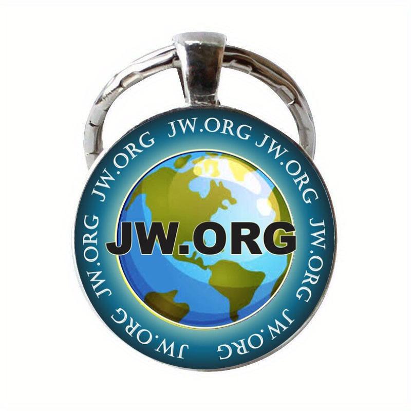 JW Алфавит Он Будет JWORG Время Драгоценный Камень Брелок JW Брелок Иисус Брелок
