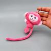 Cartoon Long Tailed Monkey Doll Key Chain Pendant Diy Plush Toy Doll Keychain Backpack Pendant Accessories Gift For Children