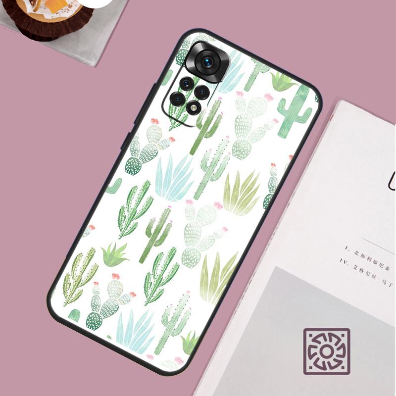 Чехол Растение Кактус Для Xiaomi Redmi Note 14 13 12 11 10 15 Pro Plus Redmi 15 13 13C 10C 12C 14C 15C Чехол