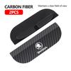Detachable Car Rearview Mirror Rain Eyebrow Carbon Fiber Sun Visor For Skoda Fabia 1 2 Octavia a7 RS Superb Rapid Yeti Karoq  VE6