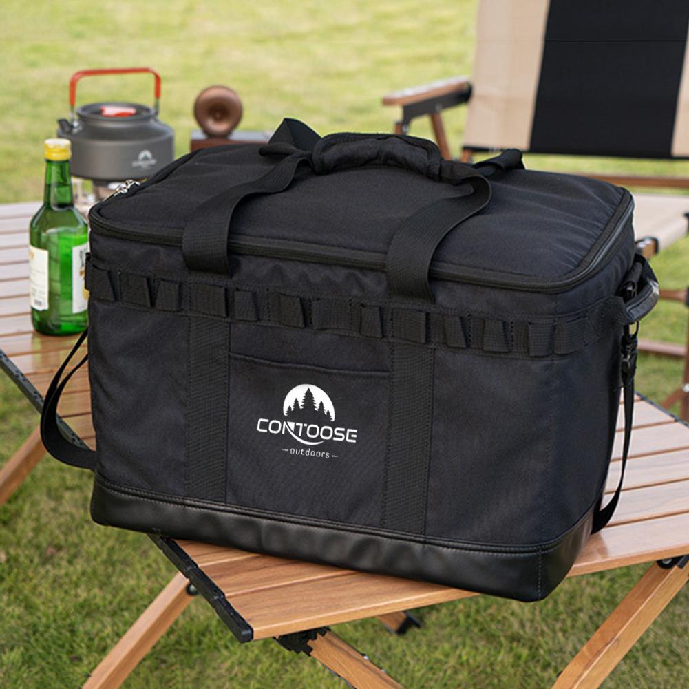 Оксфордская сумка для хранения на природе, экономия места, водонепроницаемая сумка для пикника и лагеря, прочная портативная лямка, противоскользящая подставка для ног, уличные аксессуары