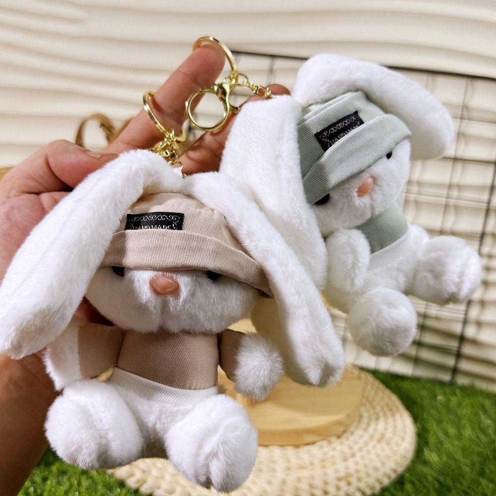 Plush Rabbit Plush Pendant Kawaii Backpack Pendant Keychain Doll Personal Collection