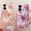 For Vivo V60 Lite 4G 5G Cute Flower Butterfly Cat Painted Case For Vivo V60 V60lite V2530 V2511 Soft Silicone TPU Phone Cases