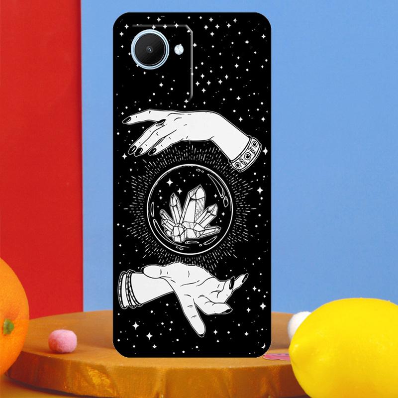 Occult Witchcraft Moon Gothic Witch For Realme C55 C53 C67 C51 C35 C33 C31 C30 C25s C21Y GT Neo 6 5 9 10 11 12 Pro Plus Case