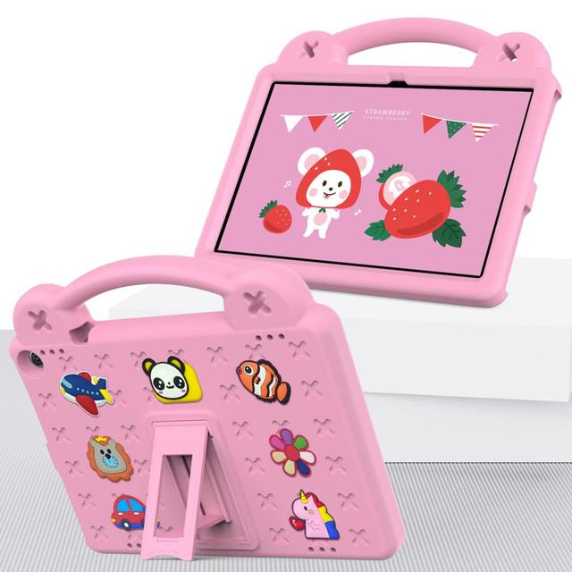 EVA Stand Case for ONN 10.1 Gen3 2022 Model 100071485 Kids Safe Cover DIY Style Tablet Shell With Handle Strap Shockproof Funda
