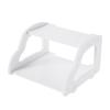 White Storage Decorative Shelf Home Wifi Router Shelf TV Set Up Box Organizer Rack Cute Car Shaped Holder