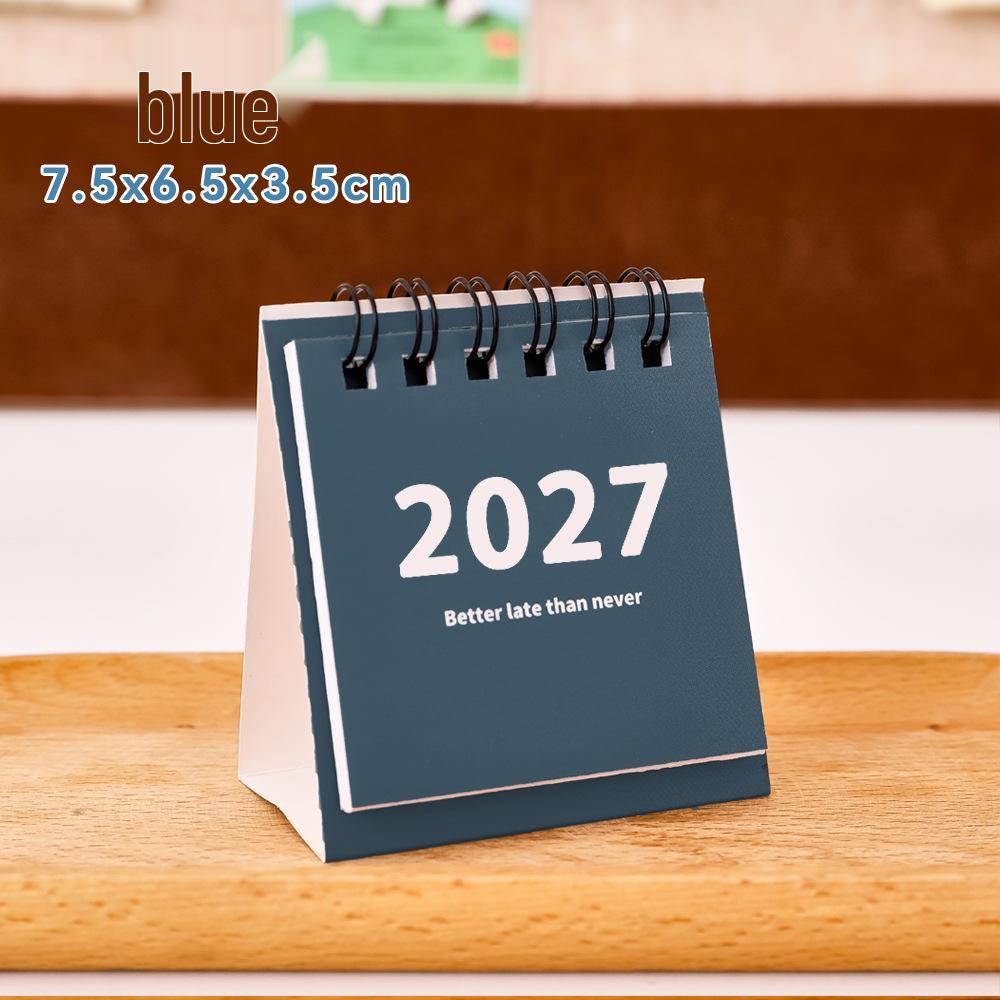 Вдохновляющие слова 2026 Мини настольный планер-календарь - Креативное портативное настольное украшение