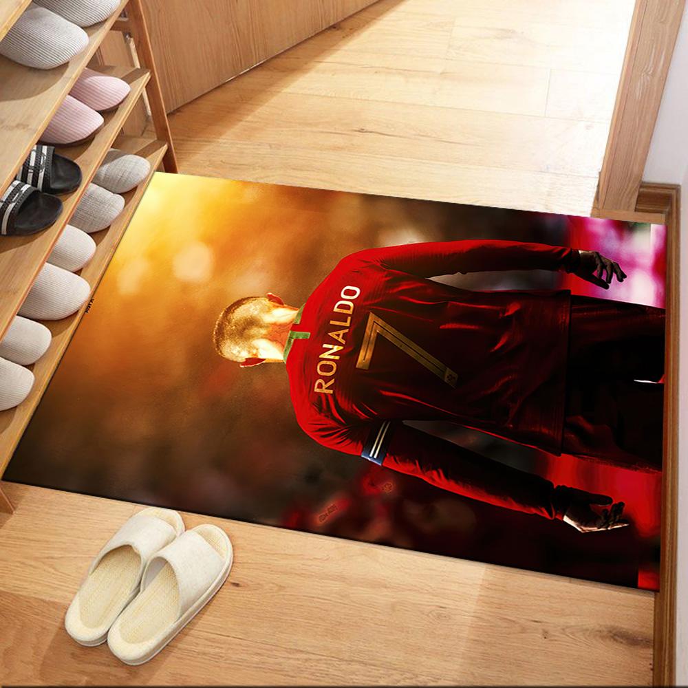 Cristiano Ronaldo Floor Mat Design For Kitchen Dormitory Living Rooms Outdoor Antislip Rug Anime Office Decor Wedding Party Gift