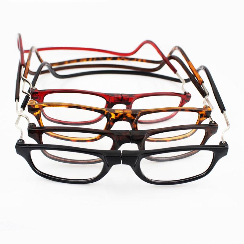 Пресбиопия квадратные популярные высококачественные постоянные портативные очки для чтения Gafas магнитные подвесные очки для мужчин горячая распродажа аксессуары для полной оправы