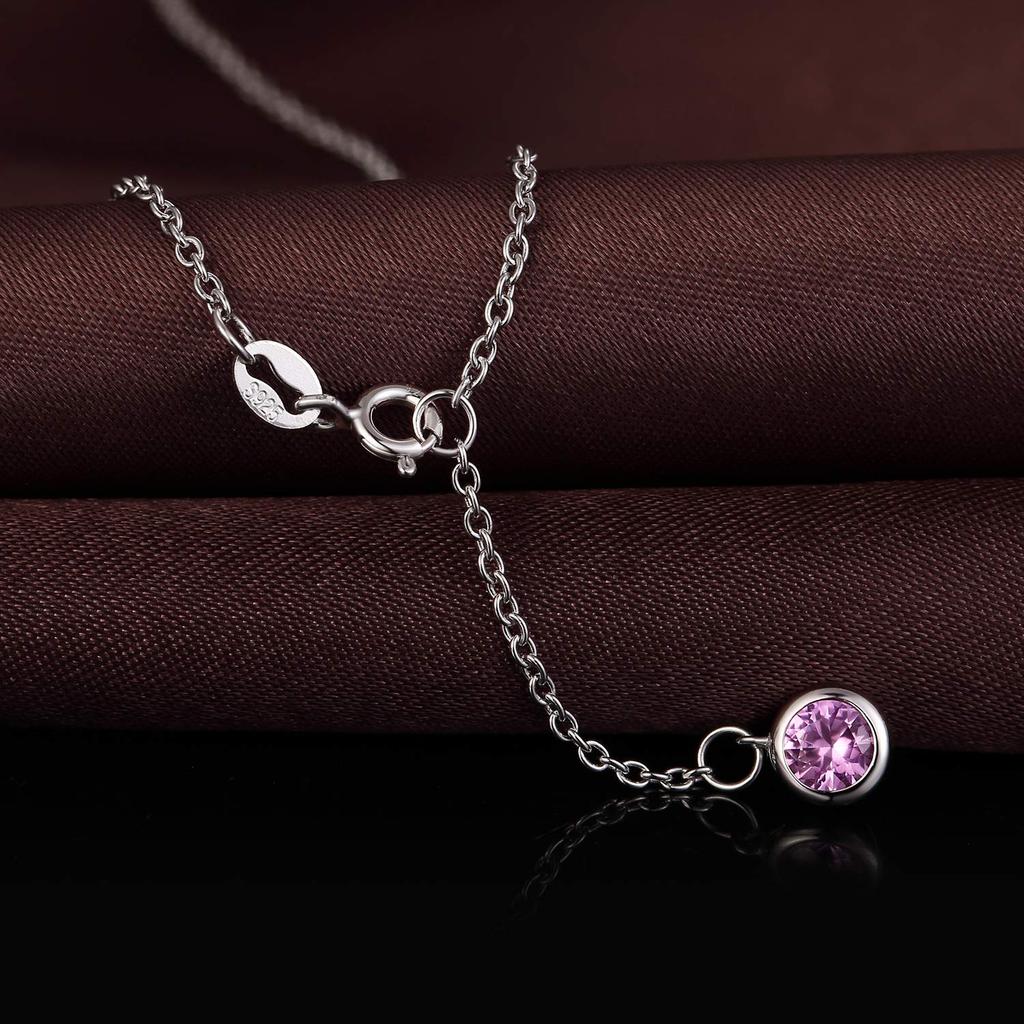 Ожерелье 12 Знаков Зодиака из стерлингового серебра 925 пробы, подвеска в виде знака зодиака, изящное ожерелье с подвеской в виде знака зодиака со стразами, элегантный кубический цирконий