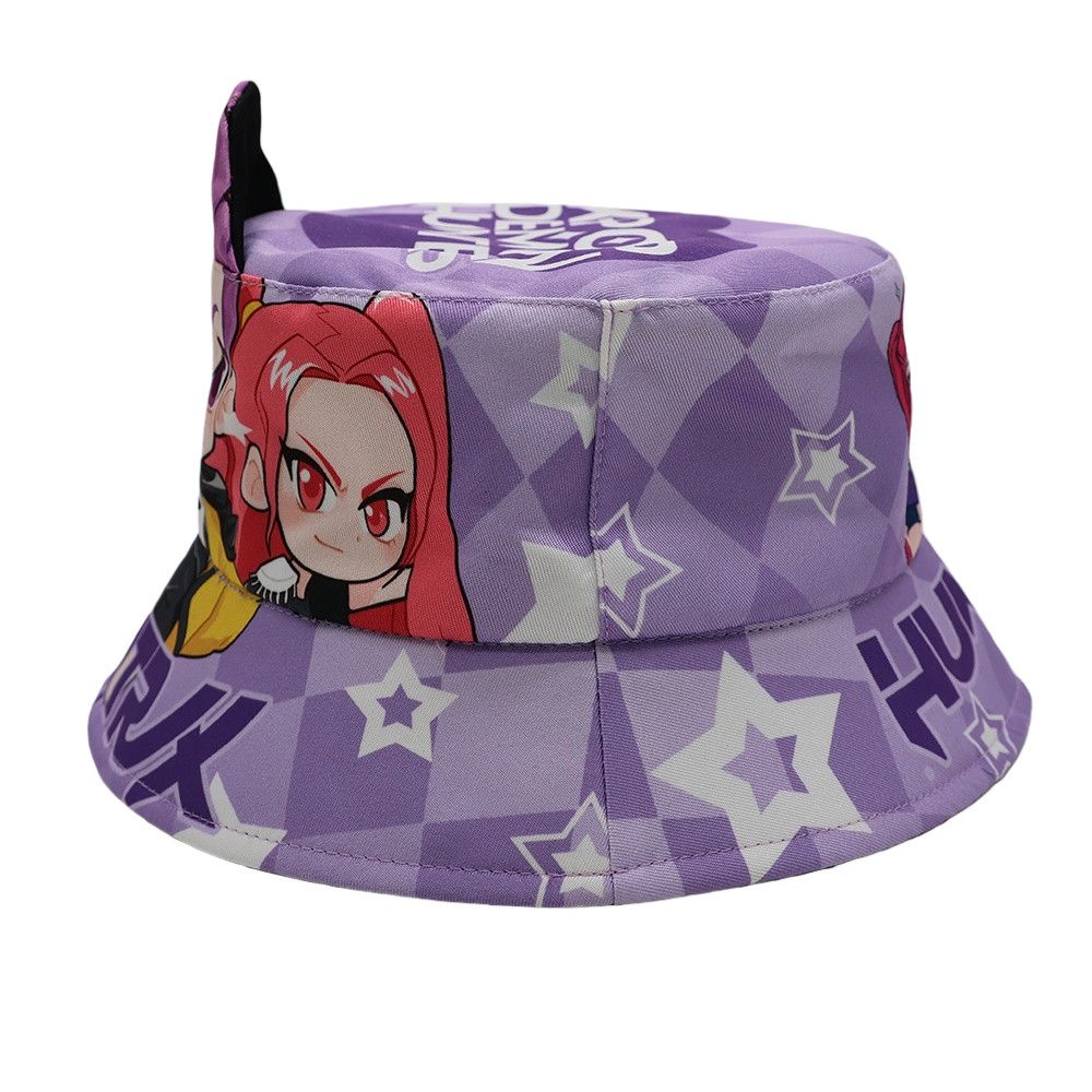 Hunting Witch Girls Theme Fishing Hat for Children - Cartoon Anime Stylish Hunting Witch Girls 3D Printed Fishing Hat with Sun Protection Cap