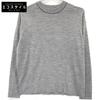 LOHEN 24AW Gray Bicolor Seam Knit Tops F grayUsed