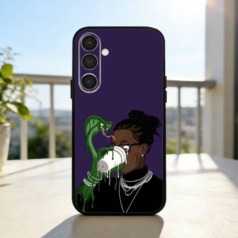 Y-Young T-Thug UY SCUTI Чехол для телефона Samsung A73,72,71,53,52,51,22,91,80, Мягкий черный чехол