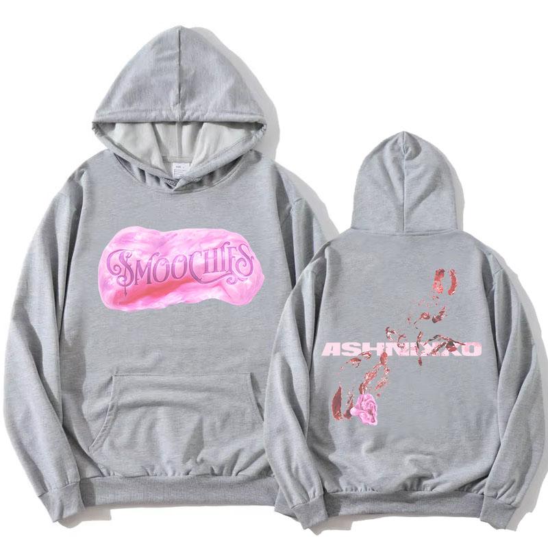 ХУДИ BUCKTOOTH SMOOCHIES С ГРАФИЧЕСКИМ ПРИНТОМ ASHNIKKO Модные толстовки с длинным рукавом и капюшоном Уличная одежда Женская одежда