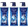 Гель для душа Clear Men Ice Cool с балансирующим эффектом и контролем жирности