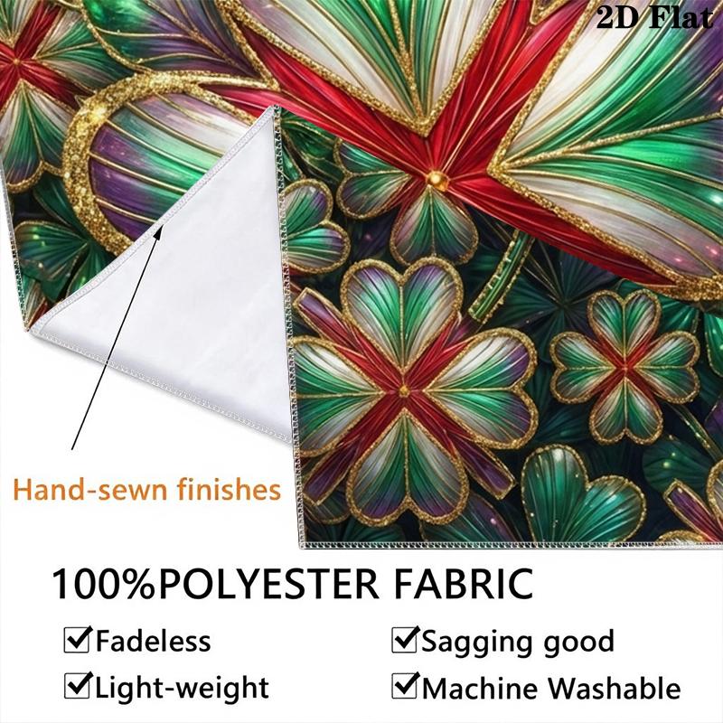 St.Patrick's Day Wall Tapestry Aesthetic Wall Hanging Printed Fabric Blanket Decorative Tapestries for Bedroom Living Room Home Decor