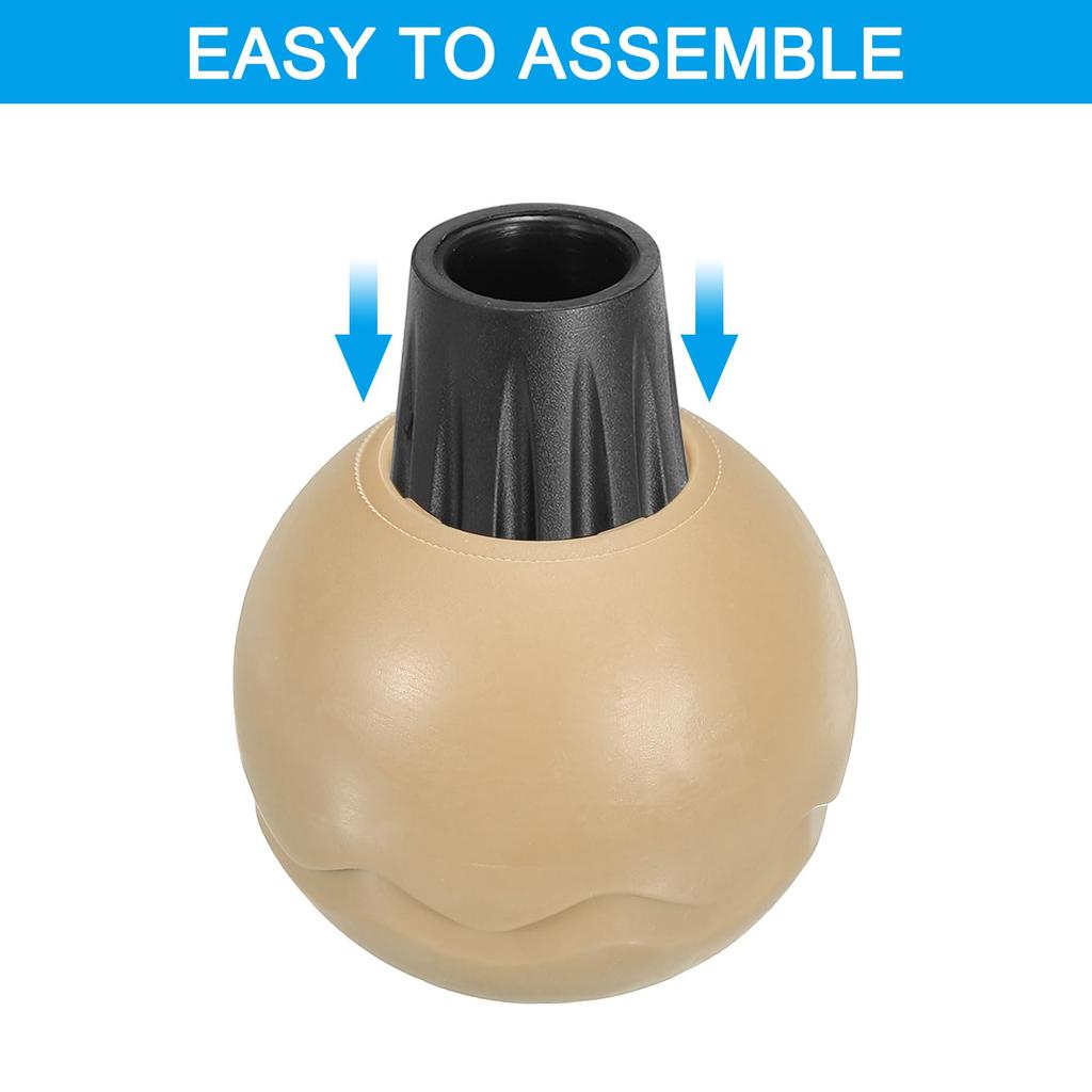 PATIKIL набор из 8 ножек стульев для кемпинга TPE, защита ножек складных стульев, подходит для ножек стульев бежевого цвета