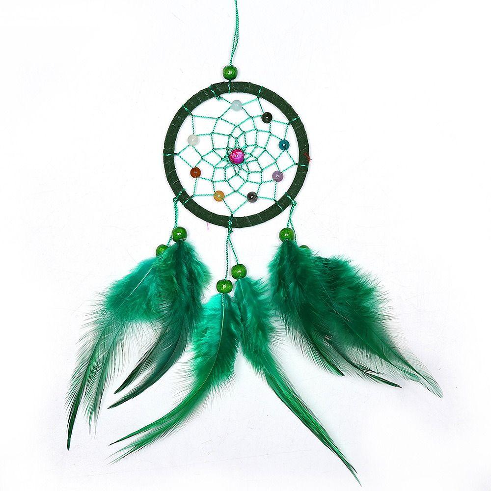 Feather Dream Catching Net Pendant With Tassels Home Wall Decoration New Wind Chime Pendant Room
