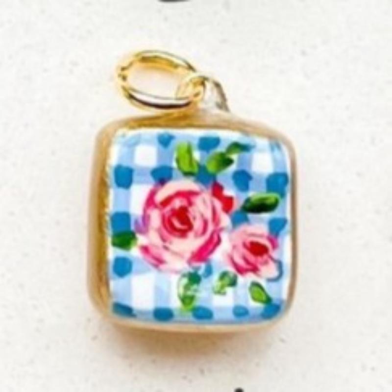 Красочный дофаминовый кулон с масляными каплями, милый кулон-шарм в виде клубничного краба, раковины сердца, для изготовления ювелирных изделий