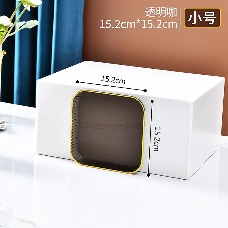 Пластиковый поднос Nordic Phnom Penh, прозрачный прямоугольный поддон, большая тарелка, принадлежности для хранения чая, напитков, продуктов, поднос для гостиничного обслуживания