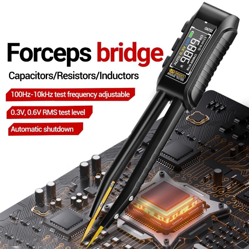 Portable Tester for Electronic Component Small  Electronic Component Tester Easy Carry for Engineers & Technicians