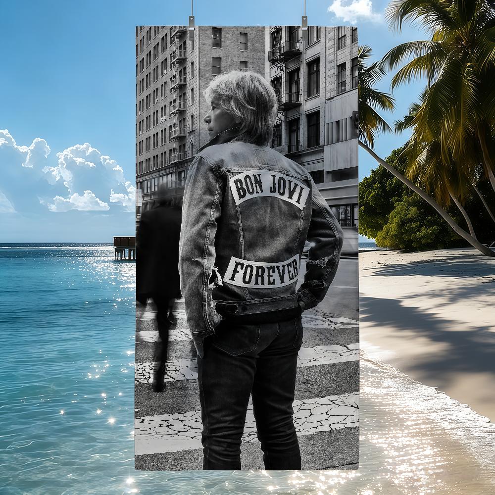 Рок-группа B-Bon J-Jovi Полотенце Сушильное Банное Полотенце Подходит Для Легкого Плавания Кемпинга Йоги Пляжа На Выход