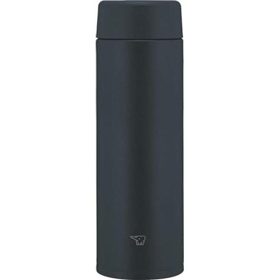 Zojirushi Water Bottle 480ml Evolved Standard Mug Dishwasher Safe Seamless Lid Only 2 Points Wash Compact Insulation Cooling Screw Black SU-AA48-BA