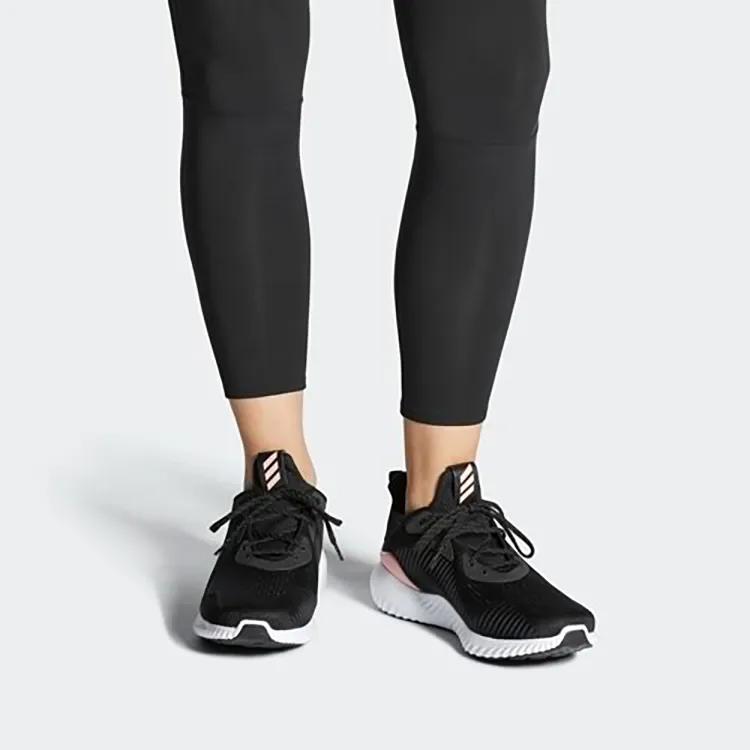 Adidas Alphabounce 1 Slip Resistant Abrasion Resistant Slip Resistant Abrasion Resistant Low top Running Shoes Women's (Unisex)