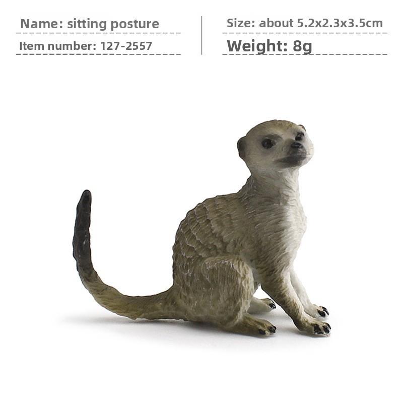 Realistic Pvc Mongoose Animal Model Toy For Kids Learning Decorations Gifts