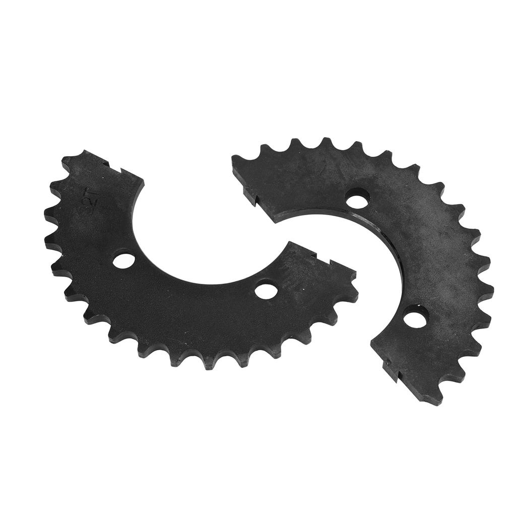 Разъемная звездочка на 32 зуба 420 Стальная разъемная цепная звездочка для мотоцикла, электровелосипеда, скутера